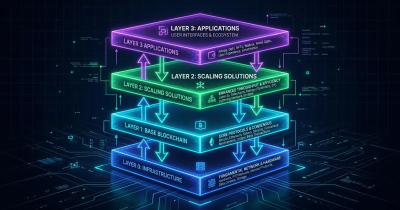 Blockchain Layers 0 1 2 3 Overview Diagram