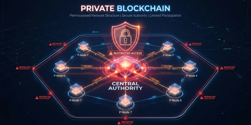 Private Blockchain Corporate Network Diagram