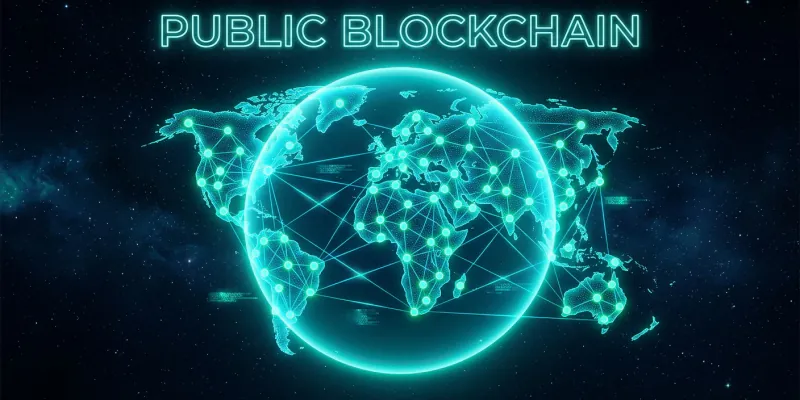 Public Blockchain Network Diagram