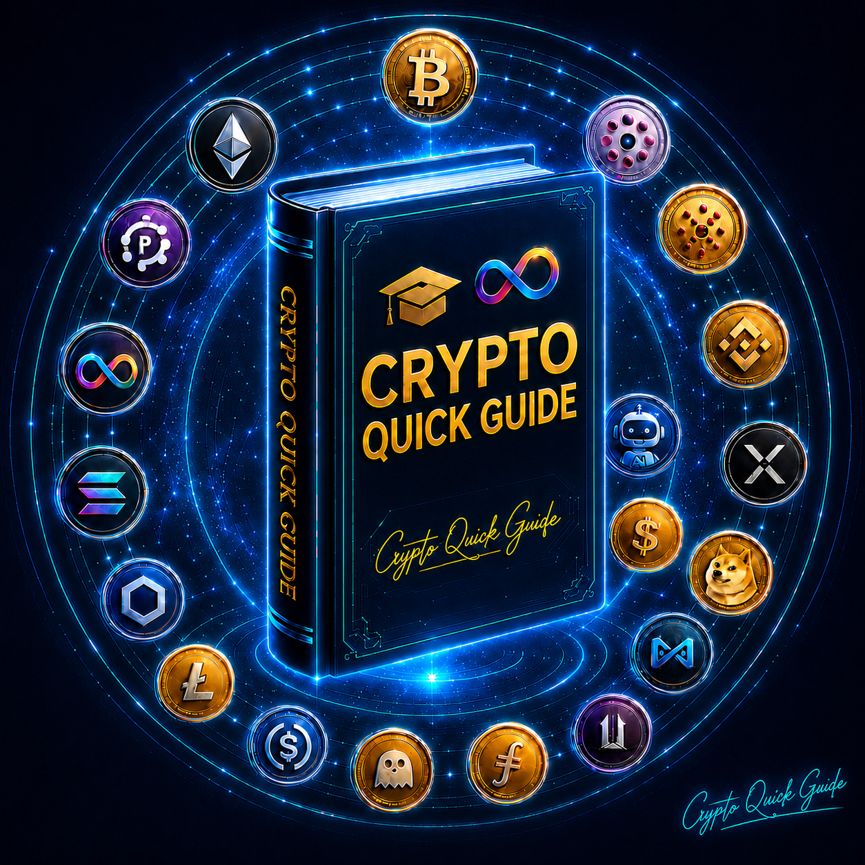 Crypto Quick Guide Book Logo